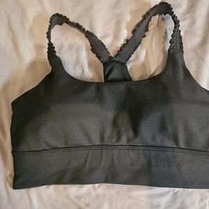 Marika Black Sports Bra with Racerback Design